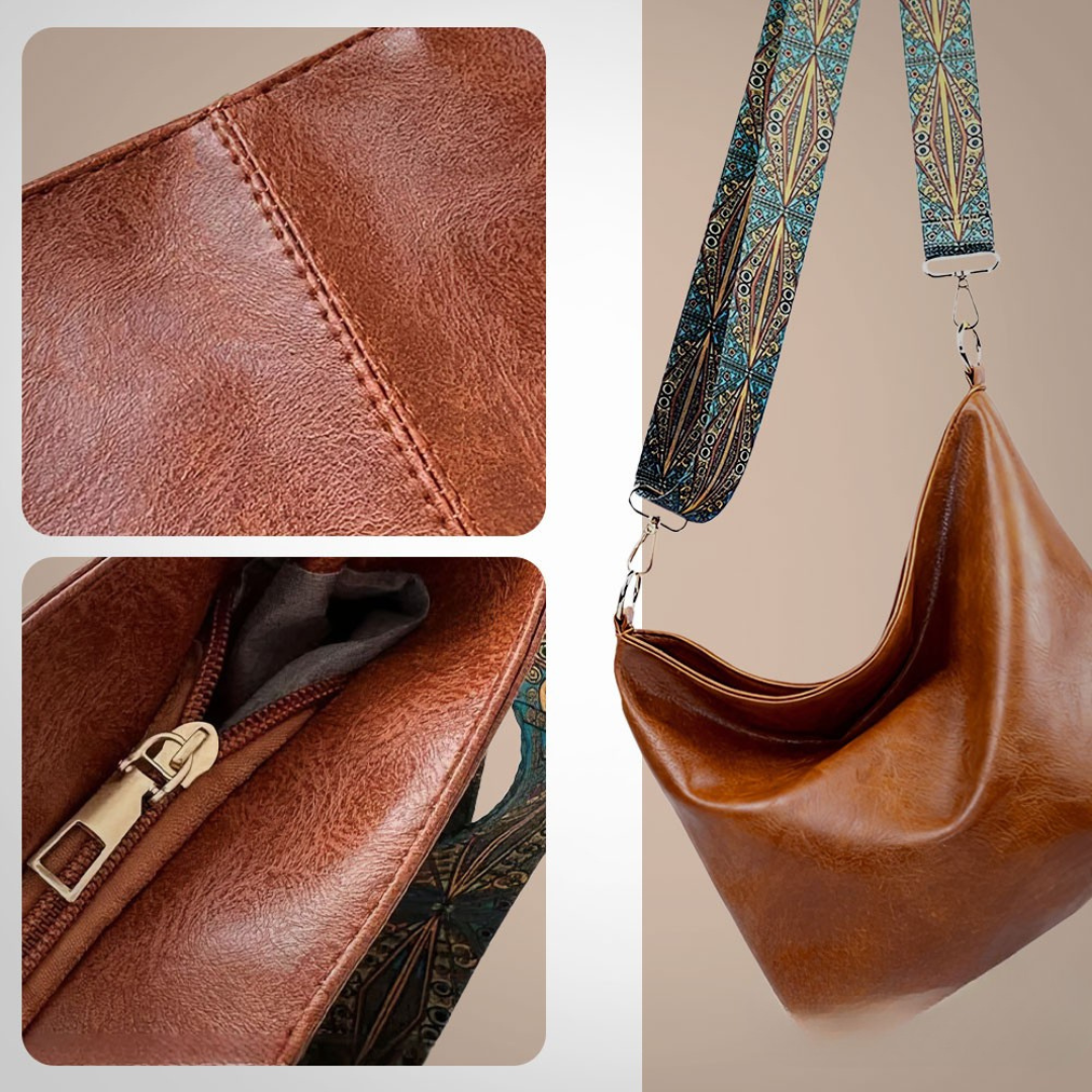 Charme Vintage de Chelsey | Sac à Bandoulière en Cuir