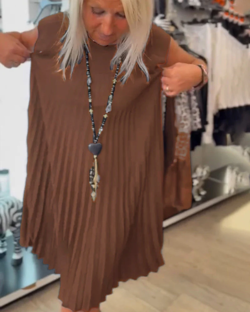 Élodie – Robe plissée chic d’été