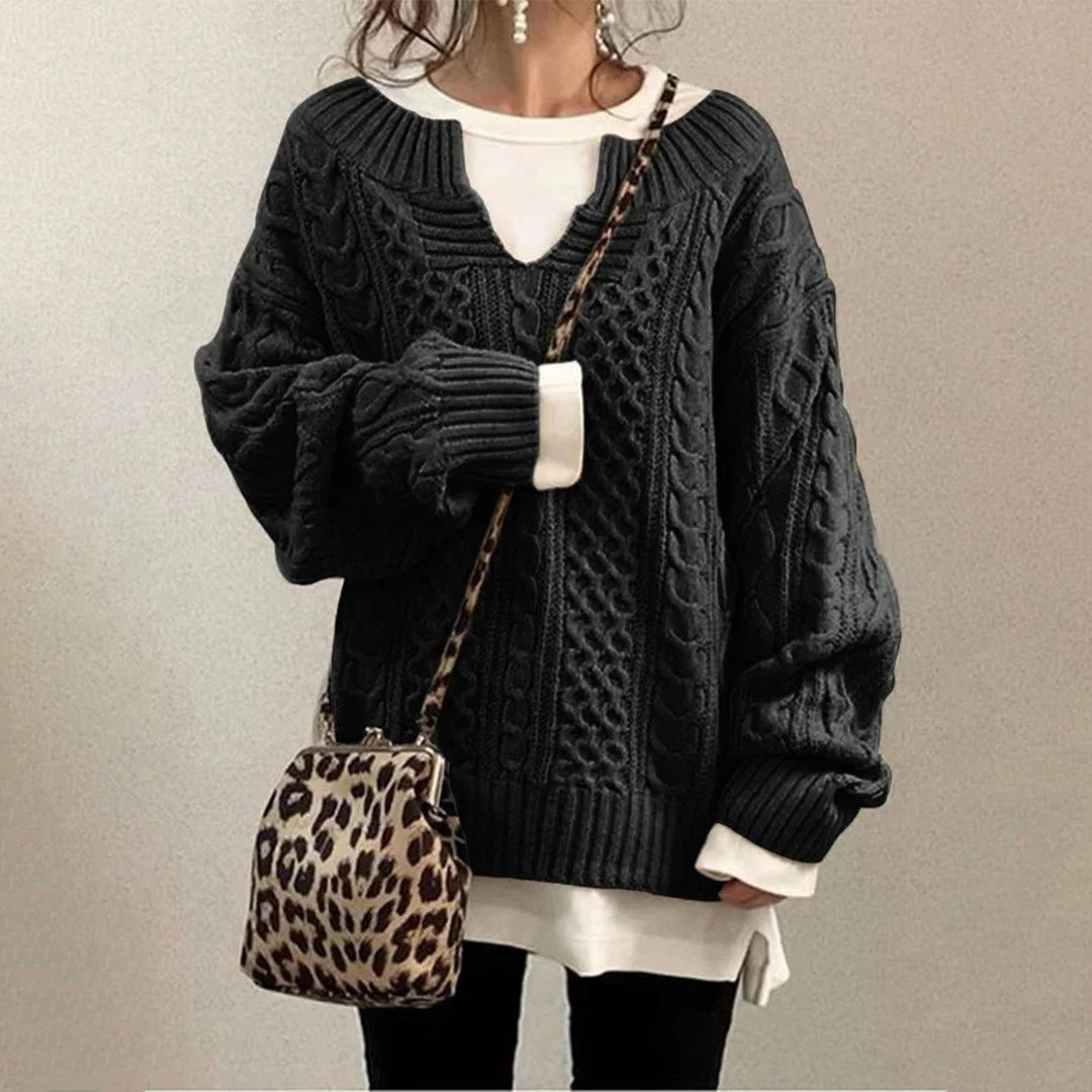 SOFFY | Zimowy sweter Twisted