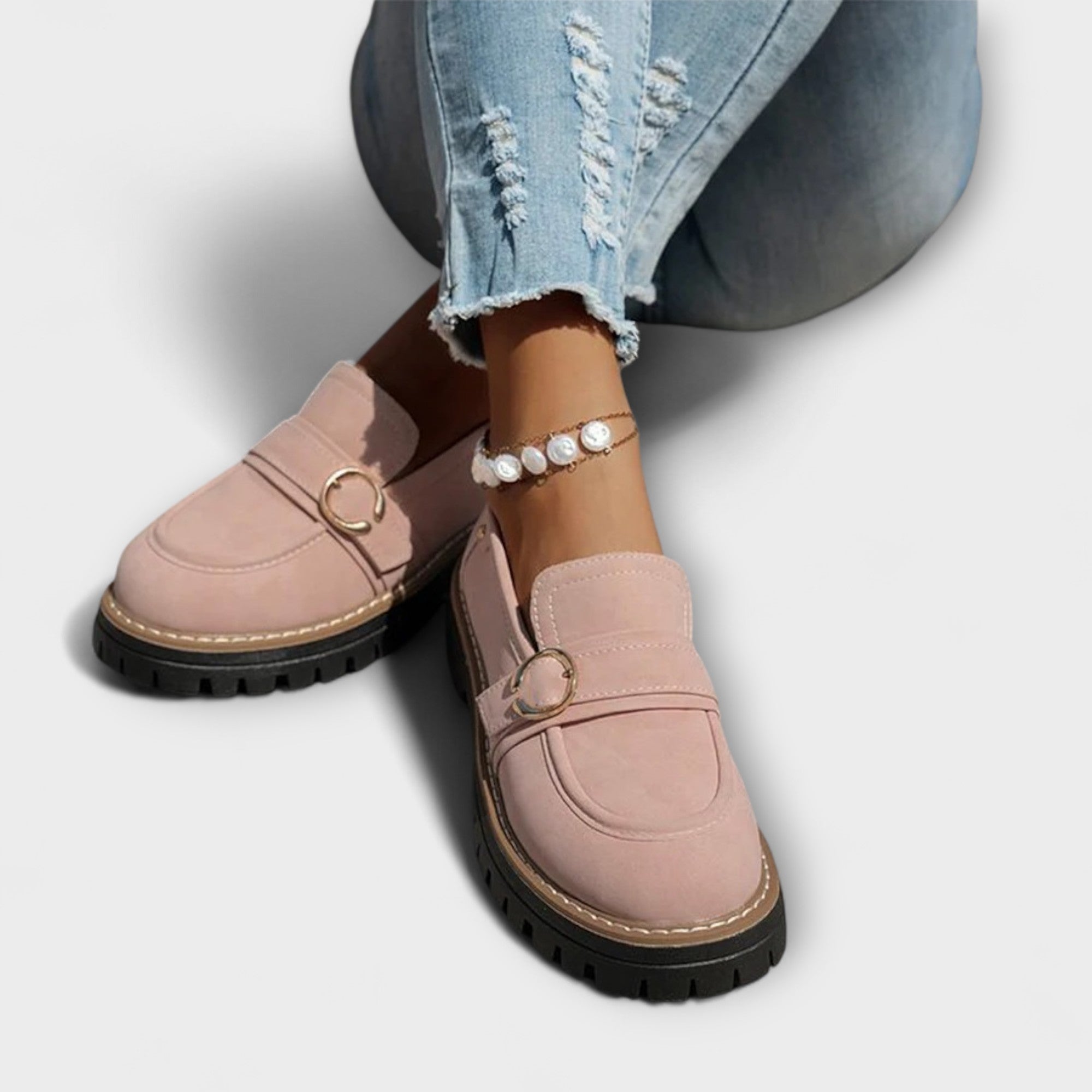 Sylvie™ | Mocassins Casual à Bout Rond