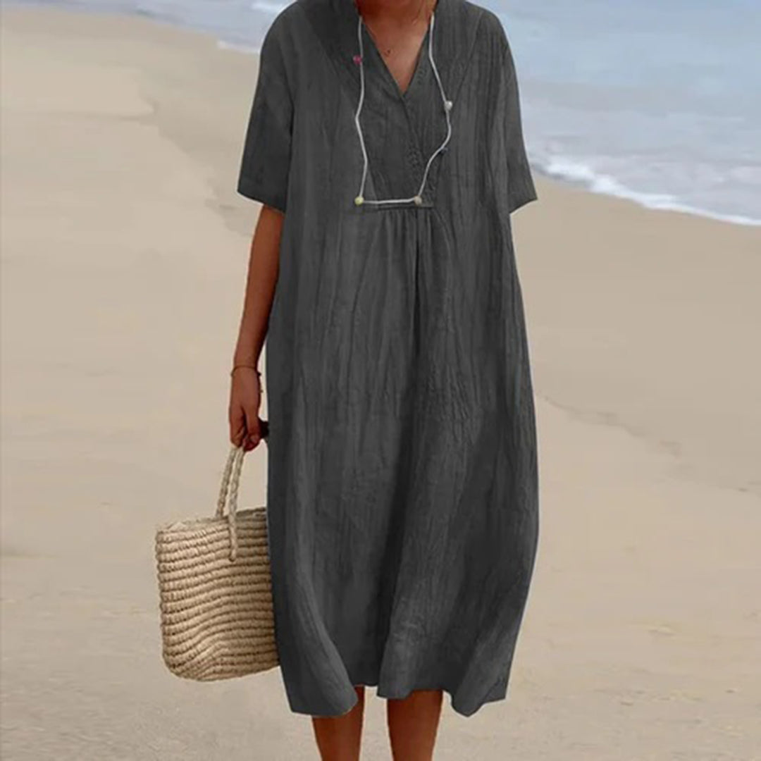 KARINA™ - Robe Midi à Coupe Décontractée